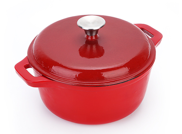 Cast Iron glitter Enamel Cookware Cooking Soup Pot casserole for Sale