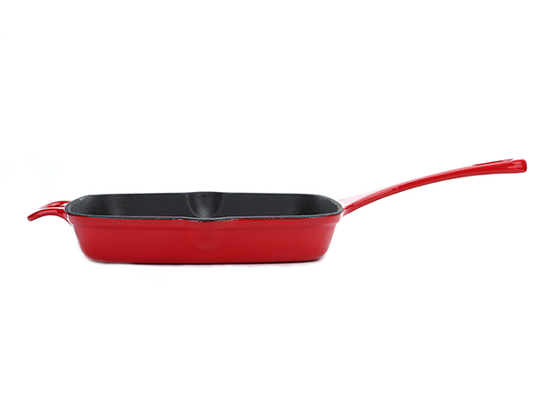 11 inch cast iron Loop help handle frying grill pan