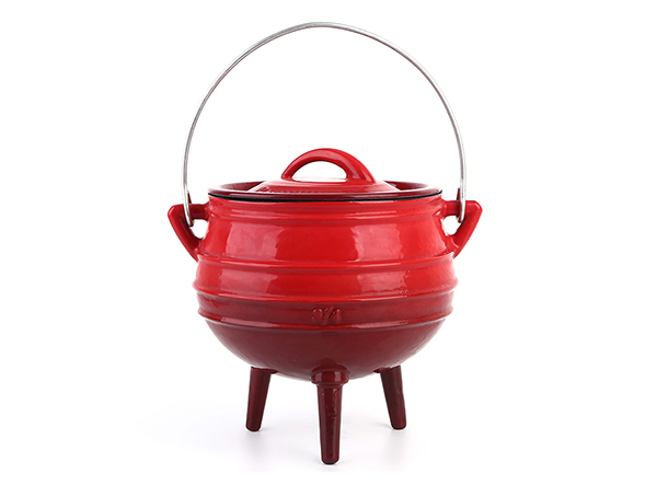 3# Enamel Cast Iron Potjie Pot