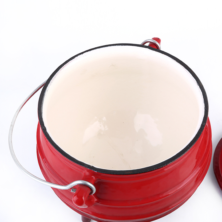 3# Enamel Cast Iron Potjie Pot - China Cast Iron Hot Pot and Cast