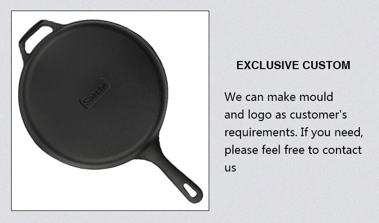 2 in 1 Pre-Seasoned Cast Iron Combo Cooker Deep Pan for Sale