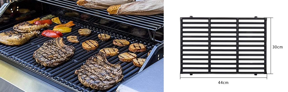 Cast Iron BBQ Charcoal Roaster Grill Grate