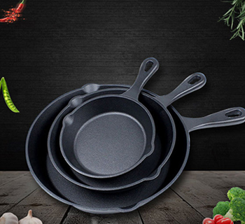 Pre-Seasoned Cast Iron Skillet 3 Pieces Set