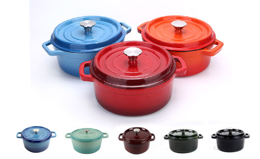 Playing with Color in the Kitchen with Sarchi cast iron