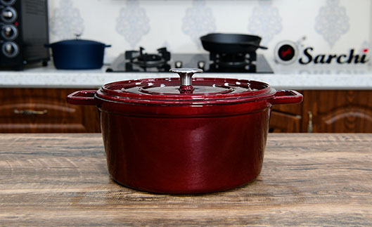 Playing with Color in the Kitchen with Sarchi cast iron