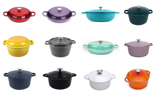 Playing with Color in the Kitchen with Sarchi cast iron