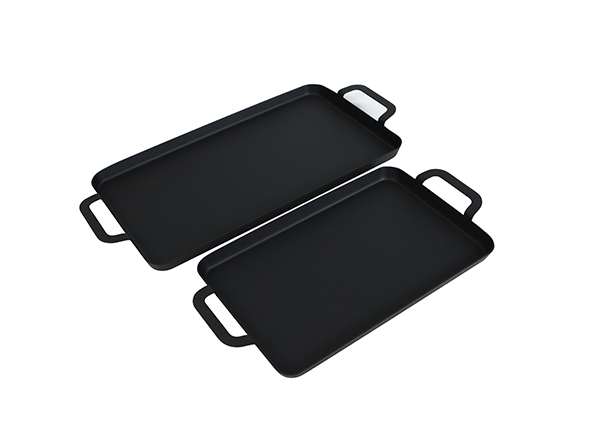 Stove Top Double Burner Carbon Steel Flat Griddle