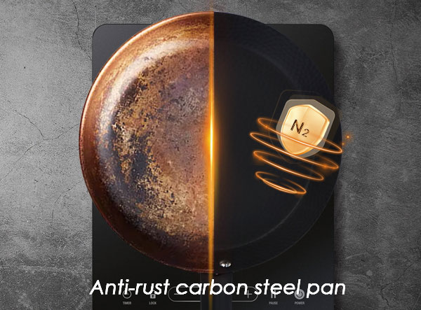Professional Cookware Rustproof Carbon Steel Omelette Pan