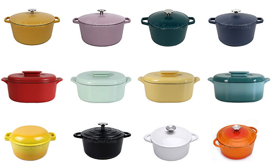 Playing with Color in the Kitchen with Sarchi cast iron