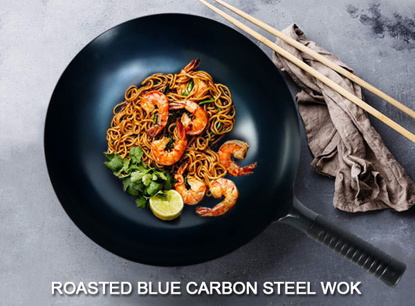 Lightweight Household Beijing Wok Anti-rust Blue Carbon Steel Wok