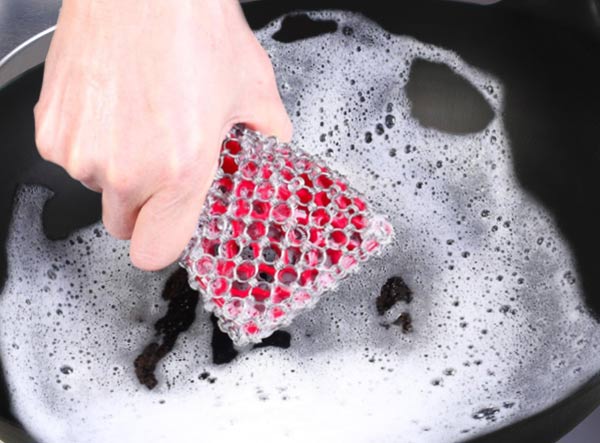 Single Ring High Temperature Resistant Silicone Chainmail Scrubbing Pad