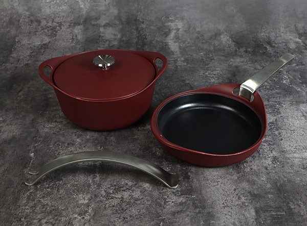 Matte Enamel Cast Iron Barbecue Dutch Oven Set