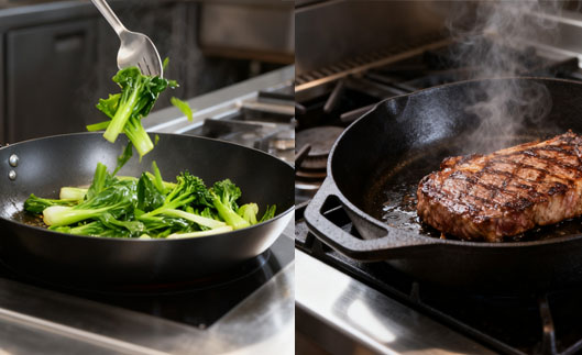 Carbon Steel vs. Cast Iron: The Commercial Kitchen Choice Carbon Steel vs. Cast Iron: The Commercial Kitchen Choice