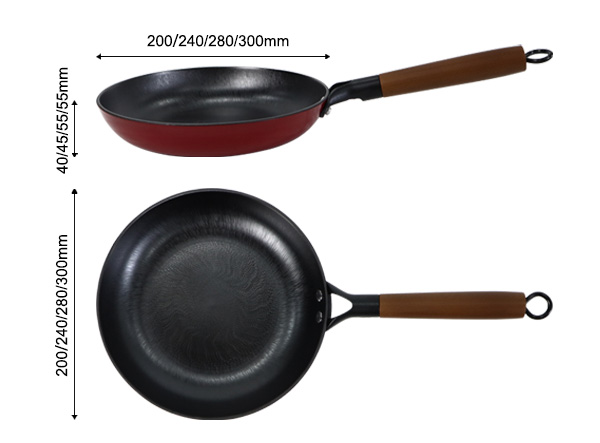 Commercial-Grade Enameled Lightweight Cast Iron Fry Pan Commercial-Grade Enameled Lightweight Cast Iron Fry Pan