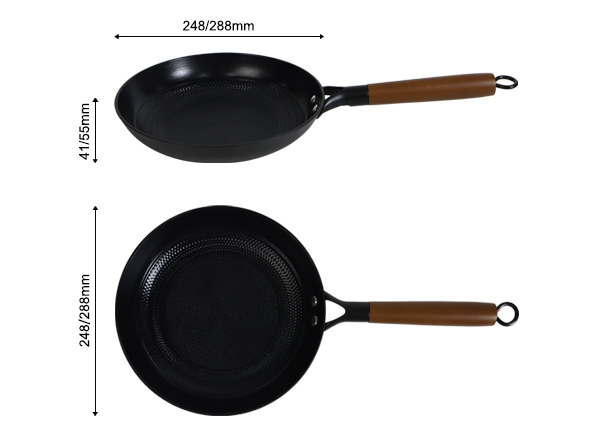 Custom Lightweight Nonstick Cast Iron Frying Pan Wooden Handle Custom Lightweight Nonstick Cast Iron Frying Pan Wooden Handle
