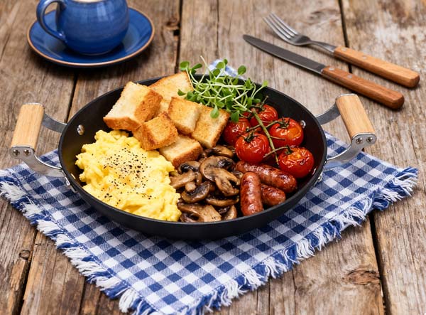 Dual-handle Thin-wall Round Light Cast Iron Skillet