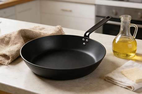 The Professional Kitchen's Guide to Maintaining Carbon Steel The Professional Kitchen's Guide to Maintaining Carbon Steel