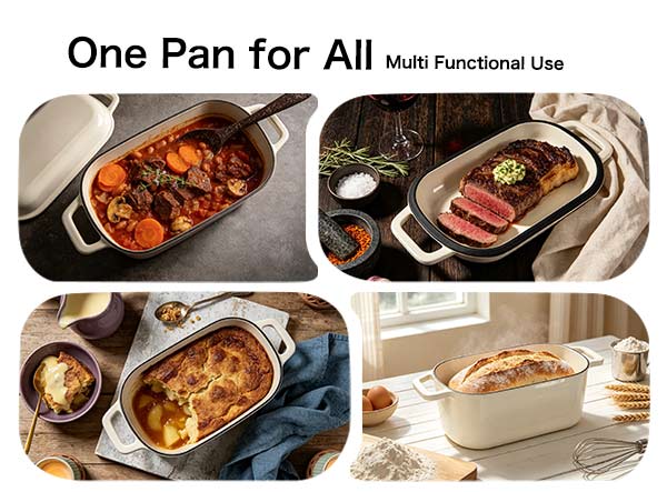 OEM Custom Made Enameled Cast Iron Sourdough Bread Pan with Lid OEM Custom Made Enameled Cast Iron Sourdough Bread Pan with Lid