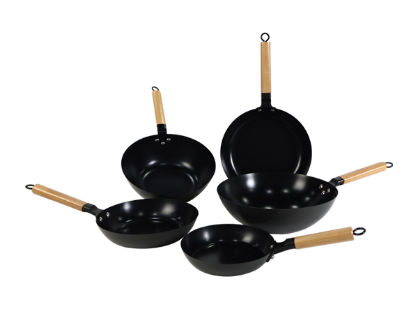 Nitrided Rust Resistant Carbon Steel Ceramic Cookware Set Induction Safe Nitrided Rust Resistant Carbon Steel Ceramic Cookware Set Induction Safe