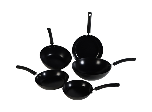 Nitrided Rust Resistant Carbon Steel Ceramic Cookware Set Induction Safe Nitrided Rust Resistant Carbon Steel Ceramic Cookware Set Induction Safe