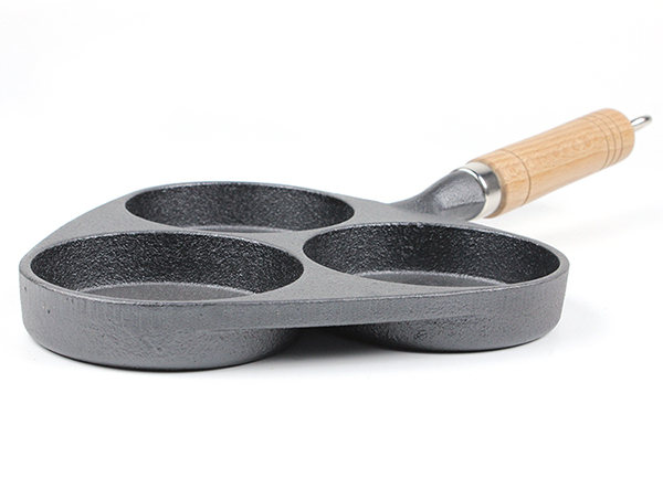 mini breakfast divided cast iron skillet omelette fry pan