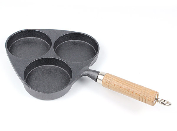 mini breakfast divided cast iron skillet omelette fry pan