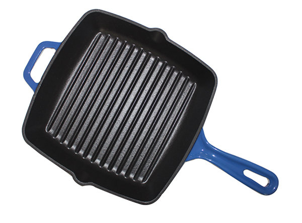 Enamel Cast Iron Grill Pan, Enamel Grill Pan