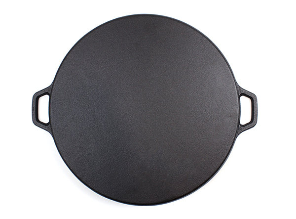 14 Inch Round Cast Iron Flat Baking Pie Pan Pizza Pan