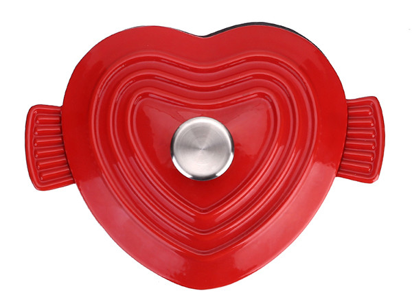 Heart Shape Cast Iron Casserole