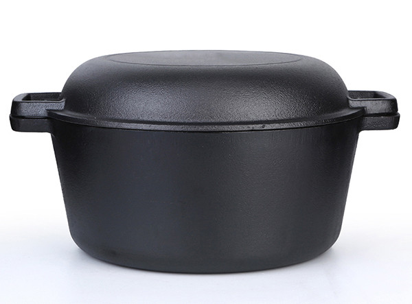 Cast Iron Double Dutch Oven