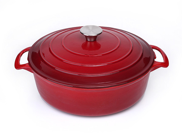 Oval Cast Iron Big Cast Iron Casserole