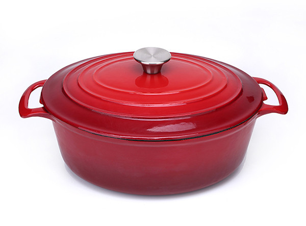 Oval Cast Iron Big Cast Iron Casserole