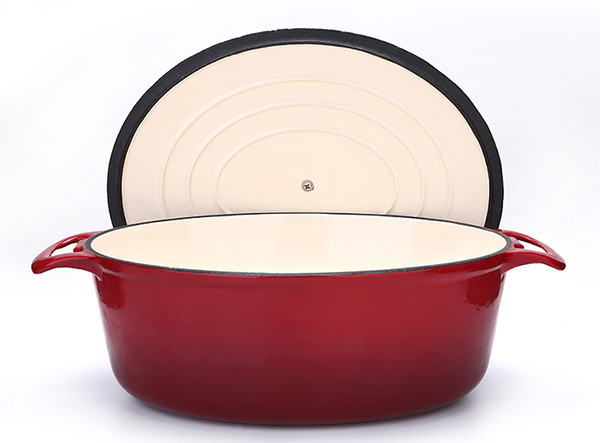 Oval Cast Iron Big Cast Iron Casserole