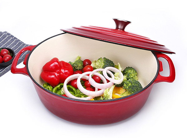 Oval Cast Iron Big Cast Iron Casserole