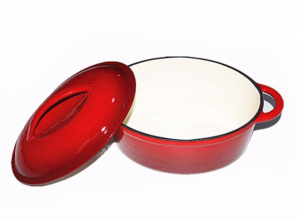 Oval Cast Iron Enamel Casserole