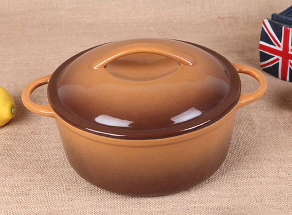 Oval Cast Iron Enamel Casserole