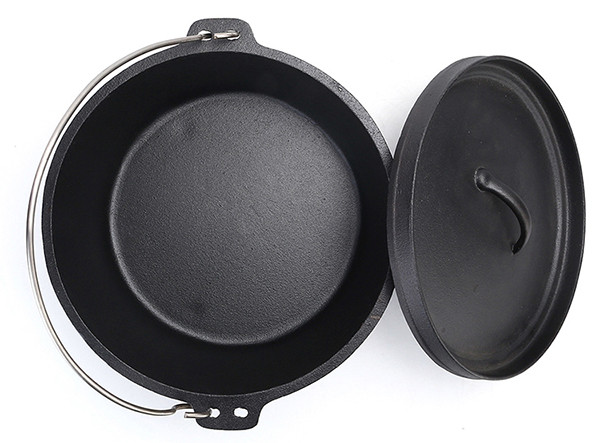 Three Legs Outdoor Camping Cookware Cast Iron Dutch Oven