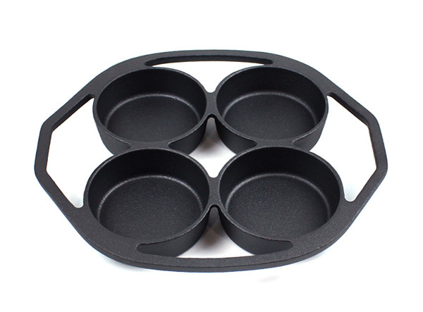 7 Holes Pre-Seasoned Cookware Cupcake Mold Poffertjes Pan Cast Iron Muffin  Pan for Baking Biscuit - China Cake Pan and Bakeware price