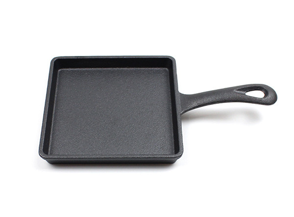 cast iron square pan