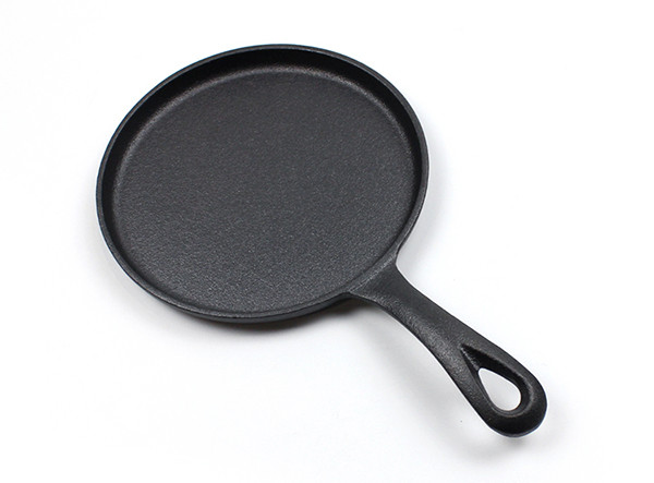 6 Inch 16cm Portable Small Mini Round Frying Pan Cast Iron Skillet