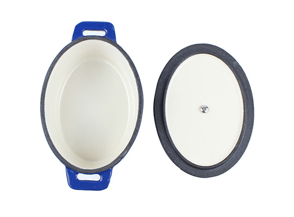 Mini Oval Cast Iron Enamel Pot