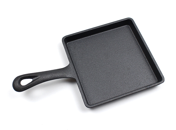 Mini Small Square Cast Iron Skillet Frying Pan