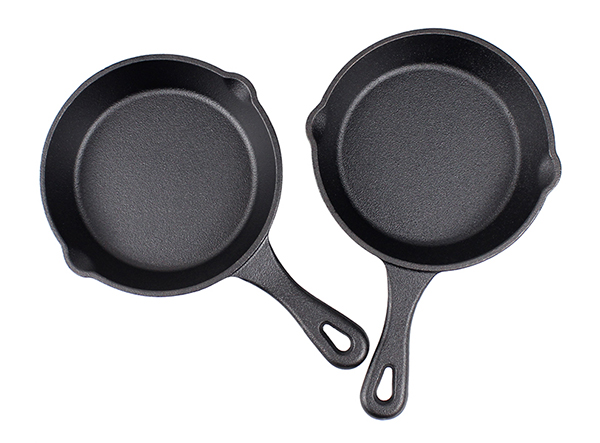 small size 15cm portable cast iron skillet roasting frying pan set