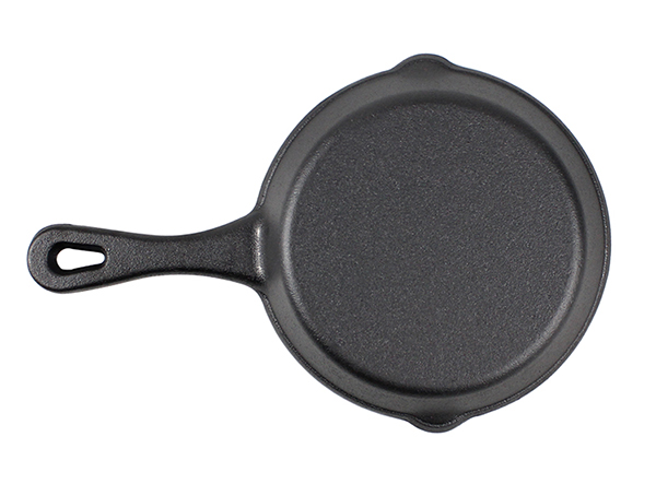 small size 15cm portable cast iron skillet roasting frying pan set