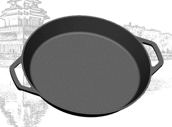 cast iron deep pizza pan