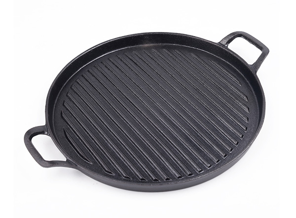 cast iron grill pan pizza pan