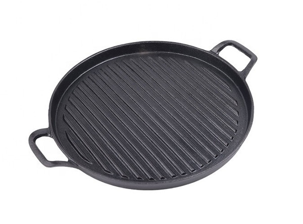 cast iron grill pan pizza pan