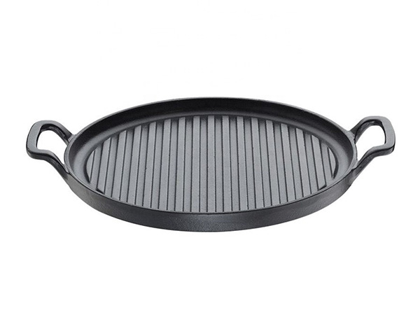 cast iron grill pan pizza pan