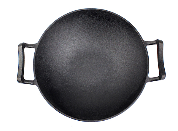 Pre-seasoned Cast iron wok