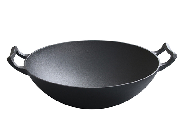 Pre-seasoned Cast iron wok